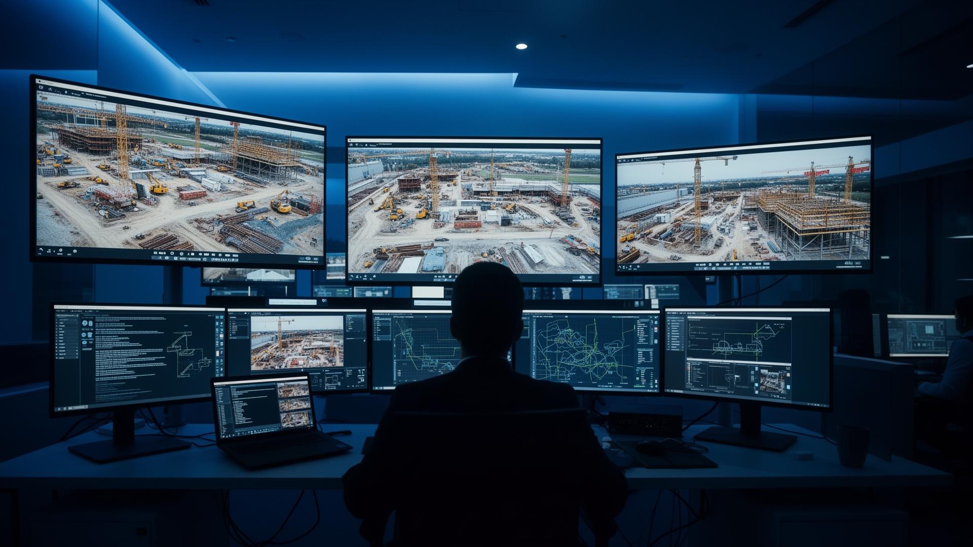 BAUSEC24 Leitstelle mit Live-Überwachung